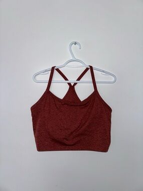 aerie Strappy Racerback Sports Bra Crop